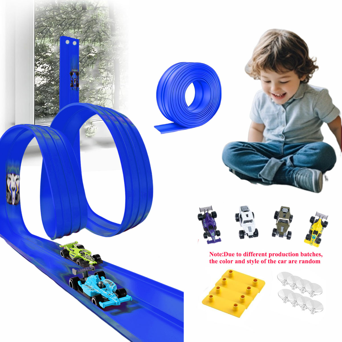 Kids Education Material - Net Bag 13Ft/16.3Ft Flexible Track Toy