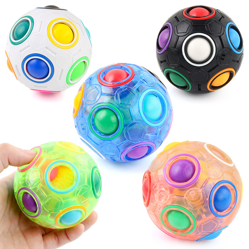 Magic Rainbow Puzzle Ball Spee - đánh giá và giá Brain Teaser Cube