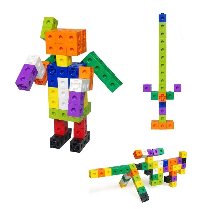 100PCS Set Linking Cubes Math  - đánh giá và giá Brain Teaser Cube