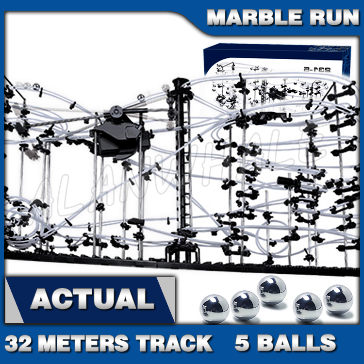 3200cm Rail Level 5 Marble Run - đánh giá và giá Kinetic Kids Education