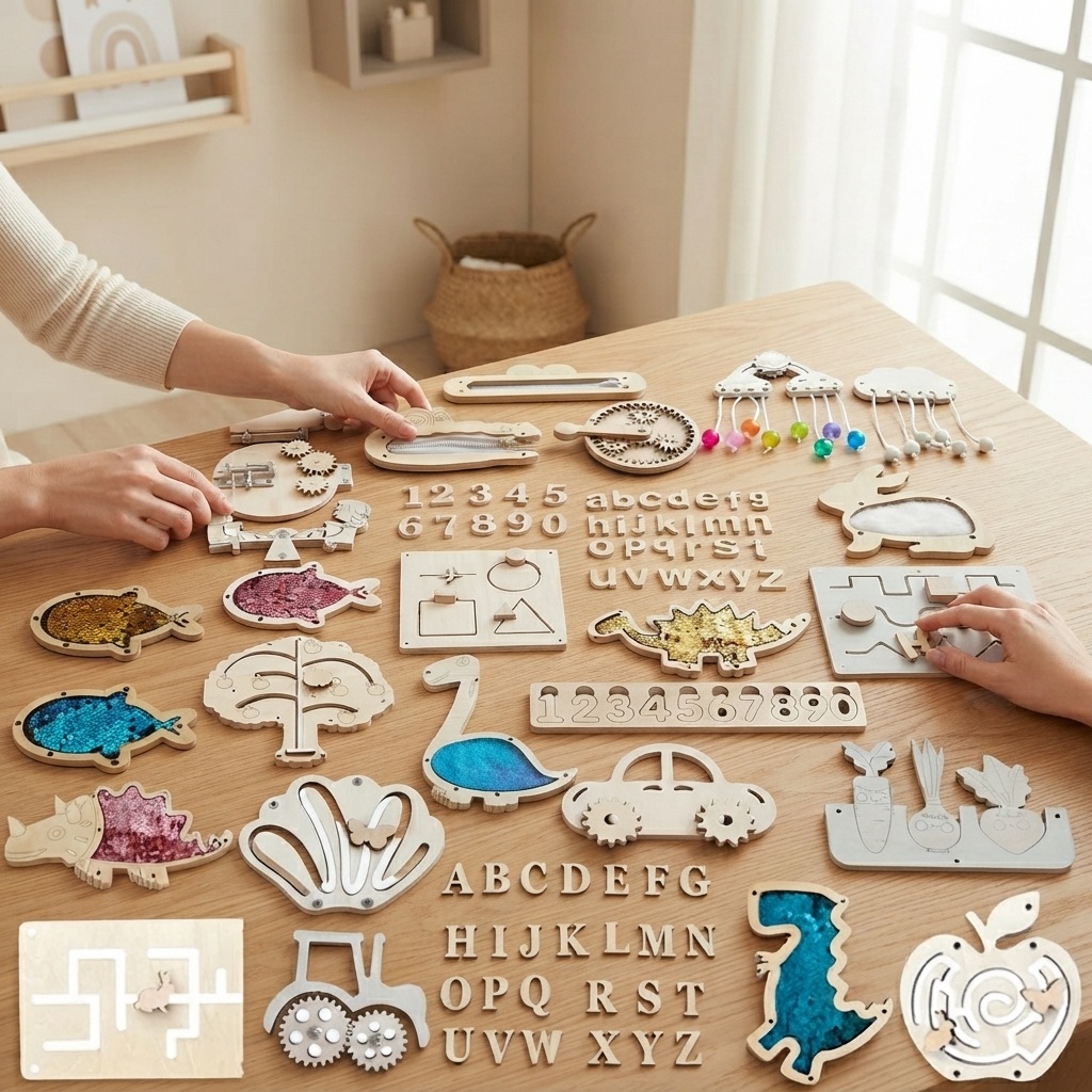 Dinosaur Busy Board Wooden DIY - đánh giá và giá Kids Education Usa