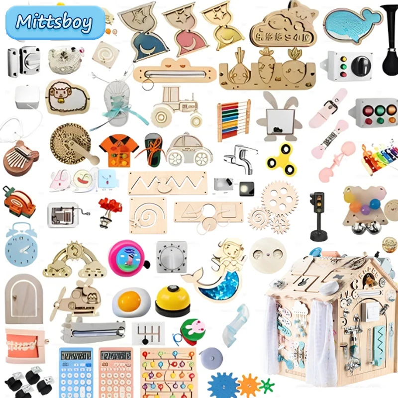 Montessori Busy Board DIY Wood - đánh giá và giá Kids Education Usa