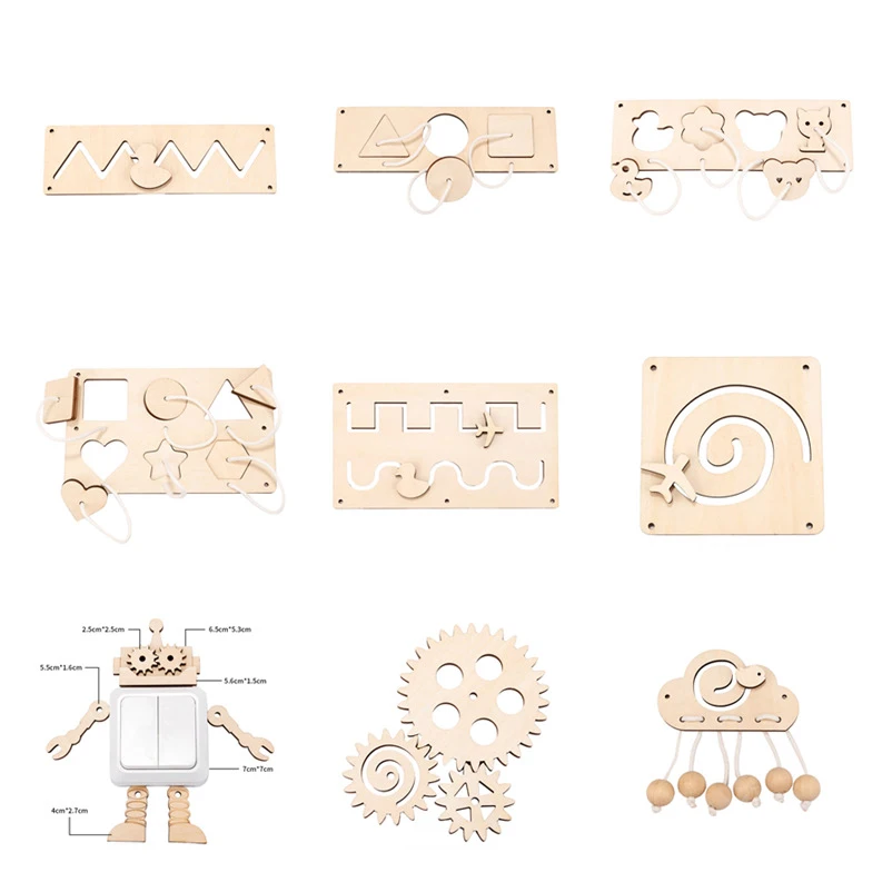 Montessori Busy Board DIY Wood - đánh giá và giá Kids Education Usa