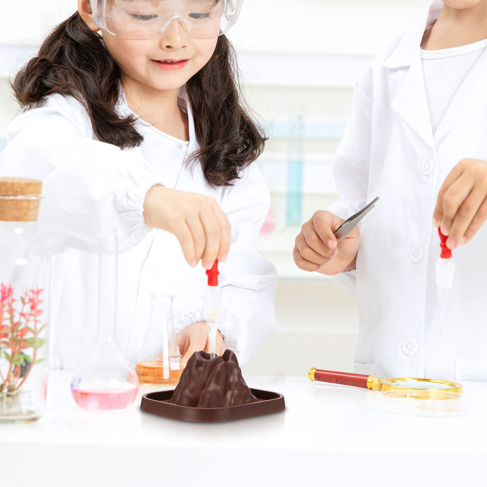 10Pcs Volcano Mold Kit for DIY - đánh giá và giá Science Kit Volcano