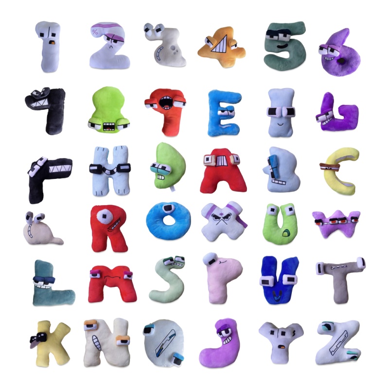 26 Pcs Alphabet & Number Plush - đánh giá và giá Kids Education Movies