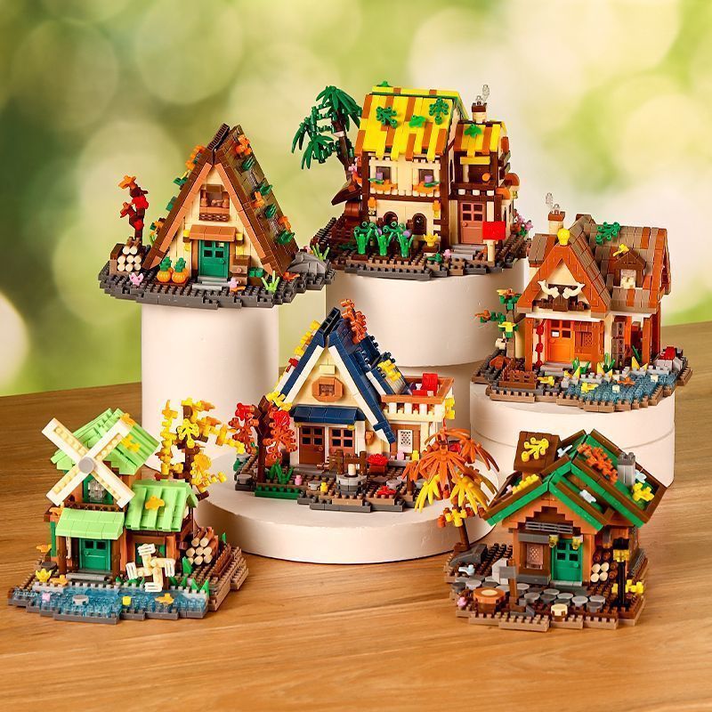 6 Sets Forest Cabin Mini Build - đánh giá và giá Kids Education Login