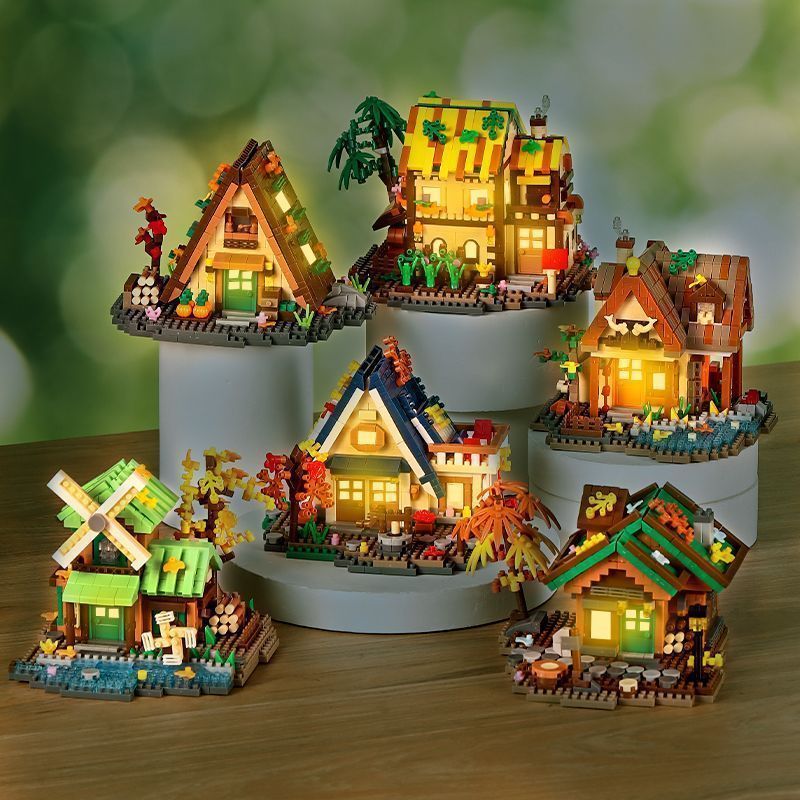 6 Sets Forest Cabin Mini Build - đánh giá và giá Kids Education Login