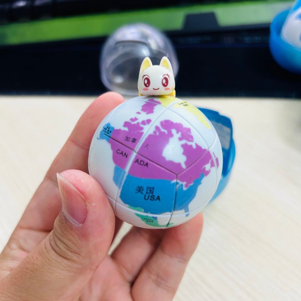 2006 Earth World Map 2x2 Ball  - đánh giá và giá Puzzle Map World