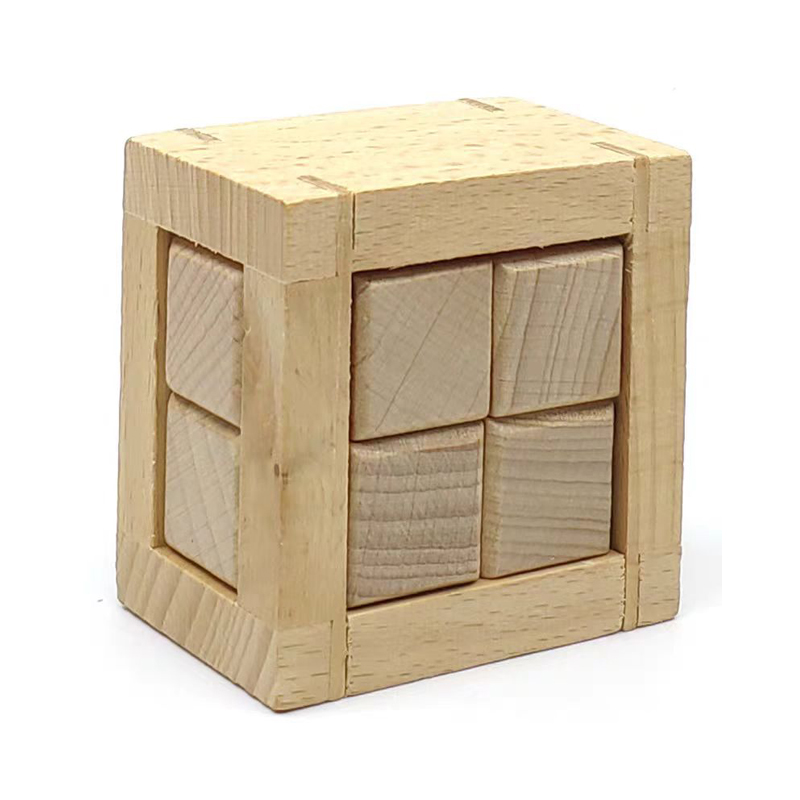 YueYu II Wooden Disentanglemen - đánh giá và giá Brain Teaser Cube