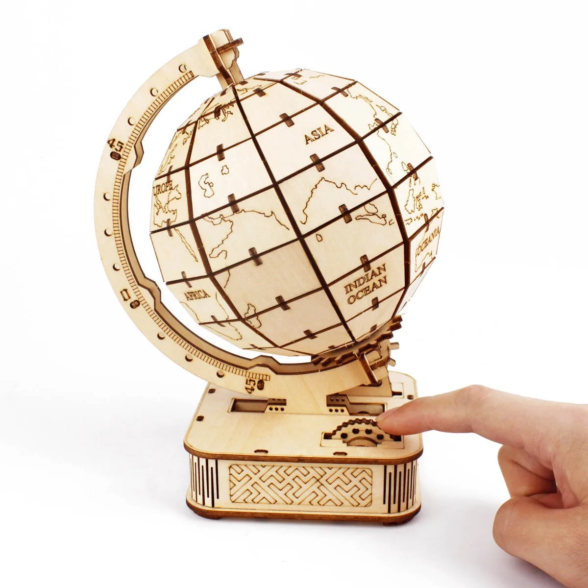 3D Globe Wooden Puzzle Toy Mec - đánh giá và giá Puzzle Map World