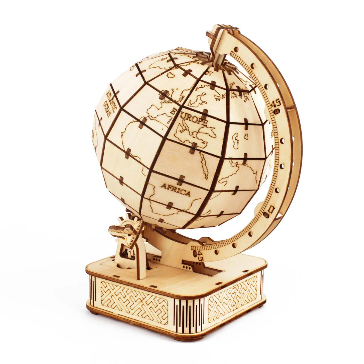 3D Globe Wooden Puzzle Toy Mec - đánh giá và giá Puzzle Map World
