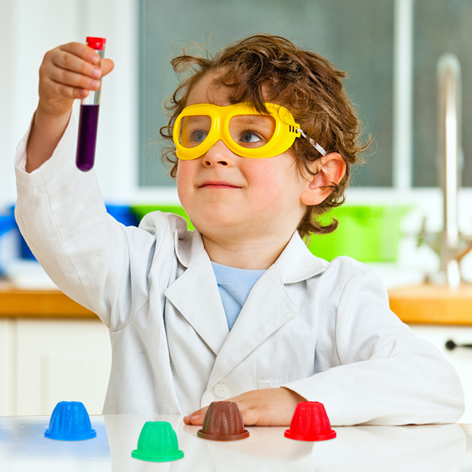 Volcano Eruptions DIY Plastic  - đánh giá và giá Science Kit Volcano