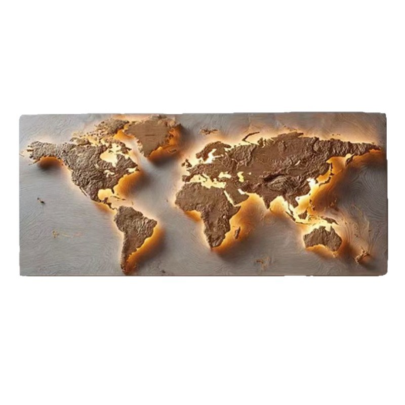 World map puzzle wall pendant  - đánh giá và giá Puzzle Map World
