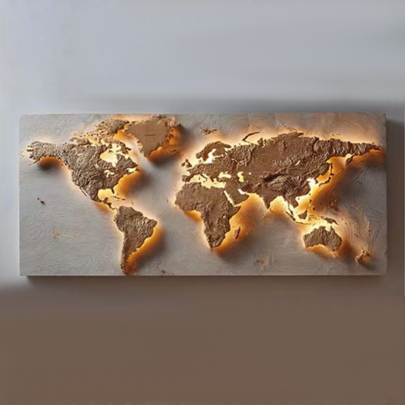 World map puzzle wall pendant  - đánh giá và giá Puzzle Map World