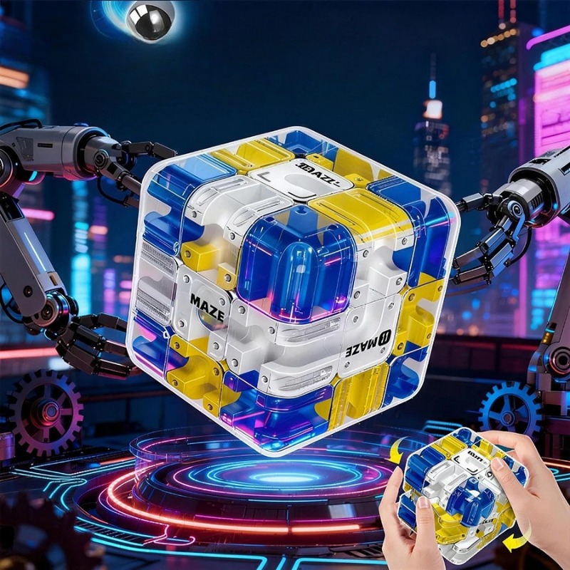 1-10PCS 3D Maze Puzzle Cube Br - đánh giá và giá Brain Teaser Cube