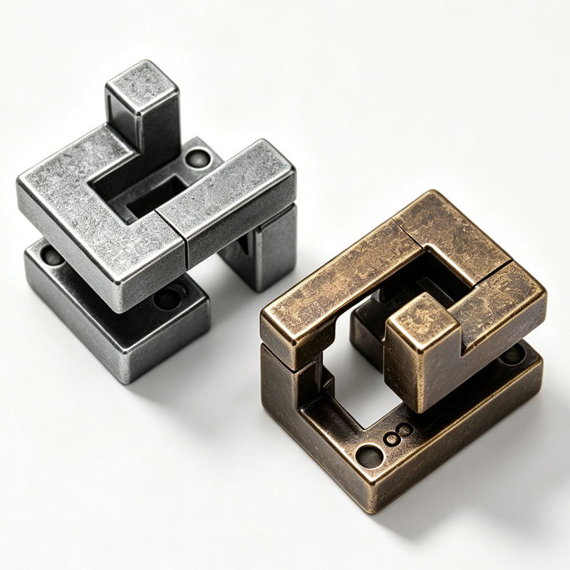 Magic IQ Cast Coil Difficult M - đánh giá và giá Brain Teaser Cube