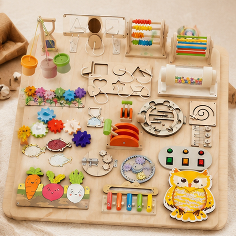 Premium Montessori Busy Board  - đánh giá và giá Kids Education Usa