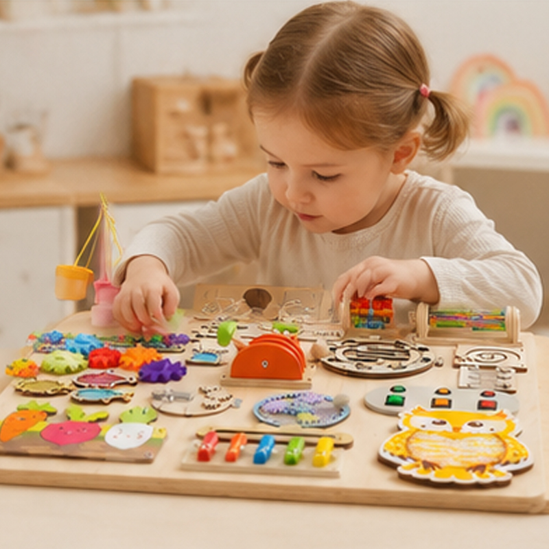 Premium Montessori Busy Board  - đánh giá và giá Kids Education Usa